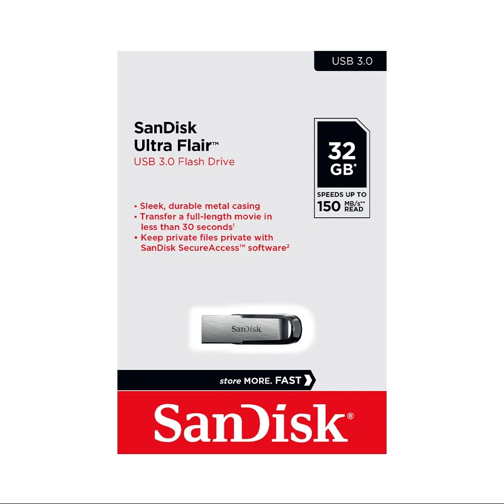 Ảnh USB 3.0 SanDisk Ultra Flair CZ73 16GB - 32GB - 64GB - 128GB - 256GB 150MB/s 4