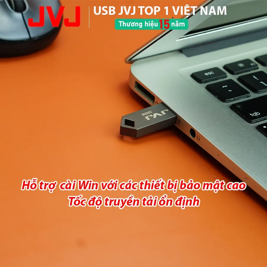 Ảnh USB 32Gb 64Gb 2.0 JVJ L66 siêu nhỏ vỏ kim loại - tốc độ 30MB/s chống nước, chống sốc, chống va đập -Bảo hành 5 năm 1