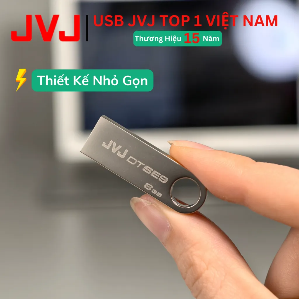 Ảnh USB JVJ 128Gb 64Gb 32Gb 16Gb 8Gb 4Gb 2Gb SE9 USB 2.0 Nhỏ Gọn, Kháng Nước, Chống Sốc Bảo Hành 5 Năm 2