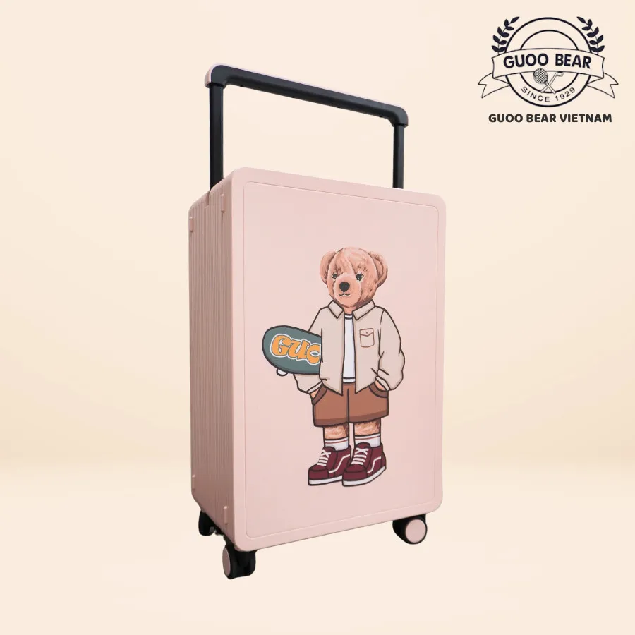 Ảnh Vali GUOO BEAR chính hãng - GU9001 GU9002 đi du lịch size 20, size 24 3