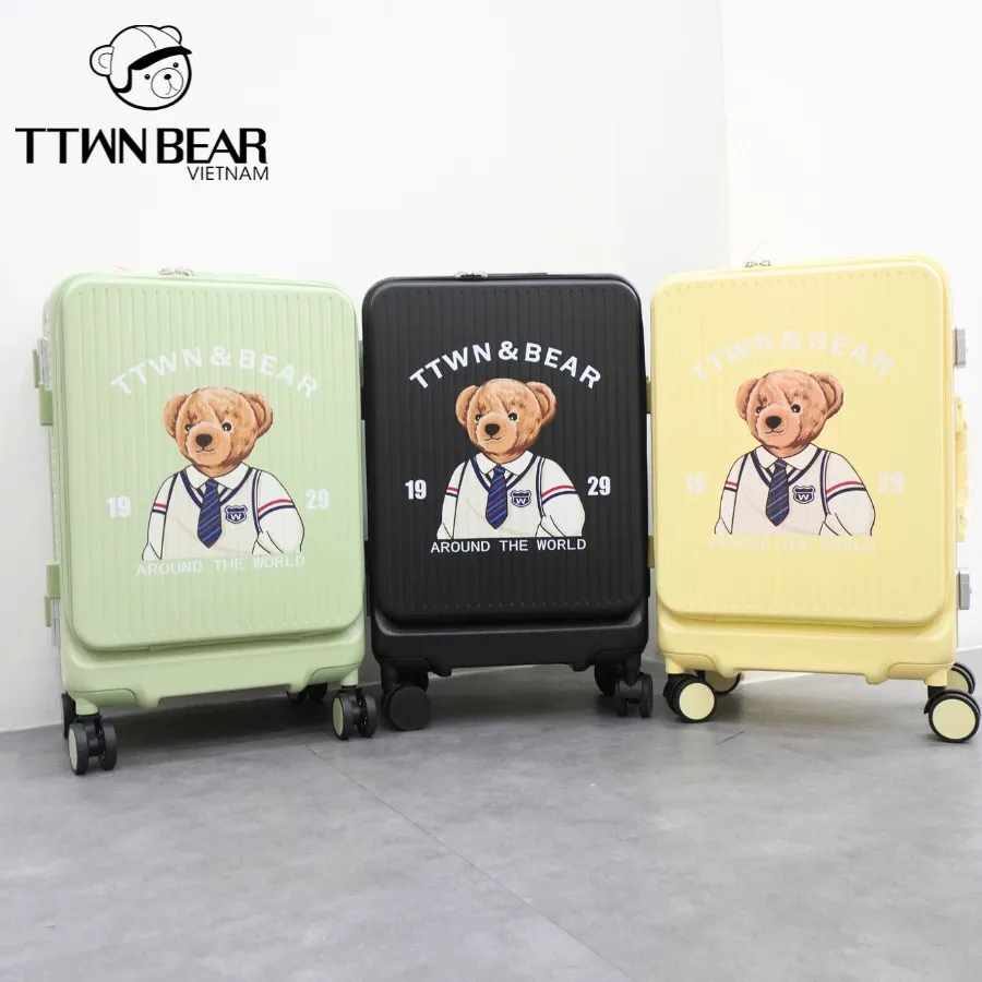 Ảnh Vali TTWN BEAR chính hãng - TN7041 đi du lịch, đi chơi size 20, size 24 2