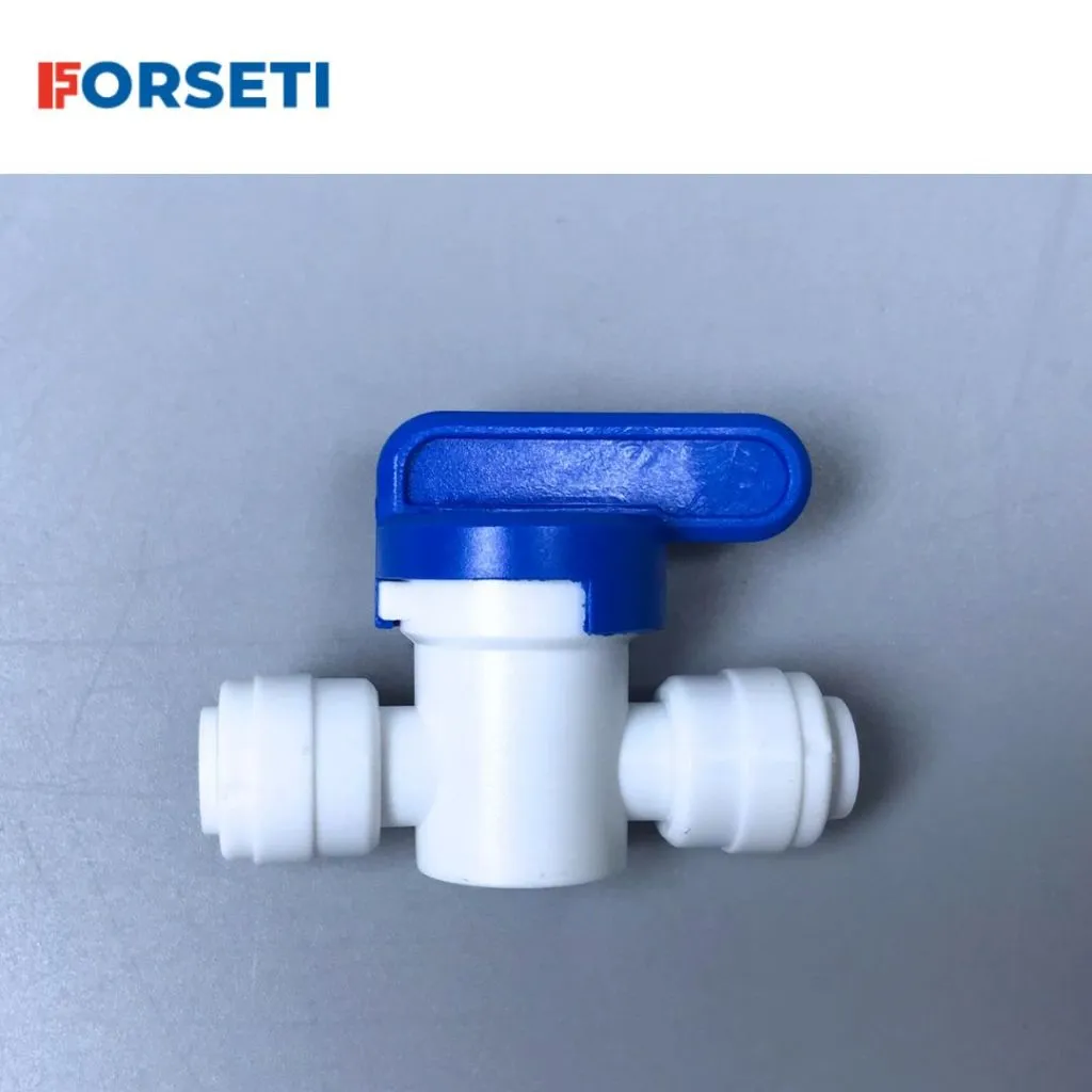 Ảnh Van xả tay nối nhanh nhựa phi 6, phi 10 dùng cho máy lọc nước RO Karofi, Kangaroo, Forseti, Sunhouse,... 3