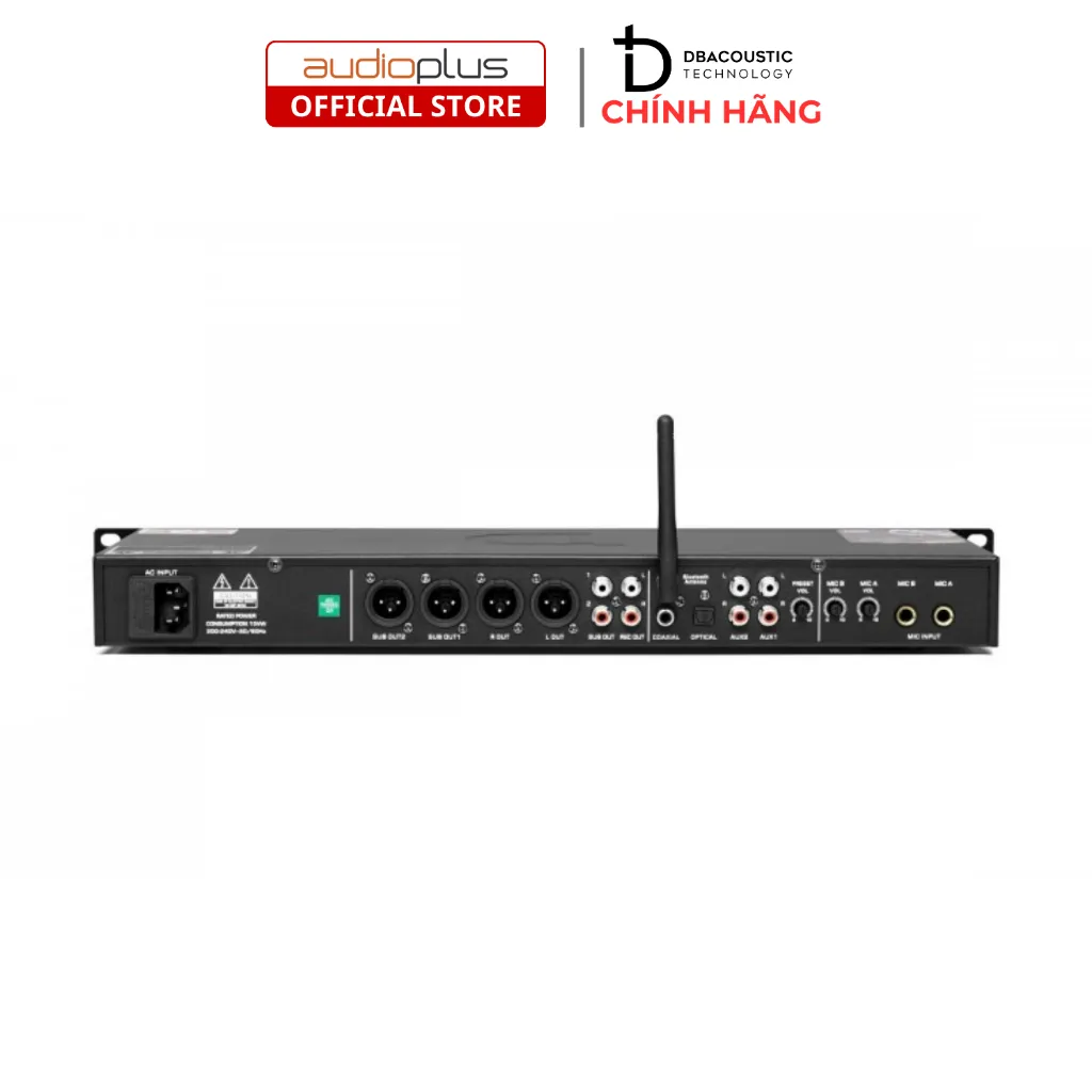 Ảnh Vang cơ lai số karaoke DBACOUSTIC KM320Plus - Bluetooth 5.0 - Hiệu ứng ECHO/REVERB - Chống hú 5 cấp 3