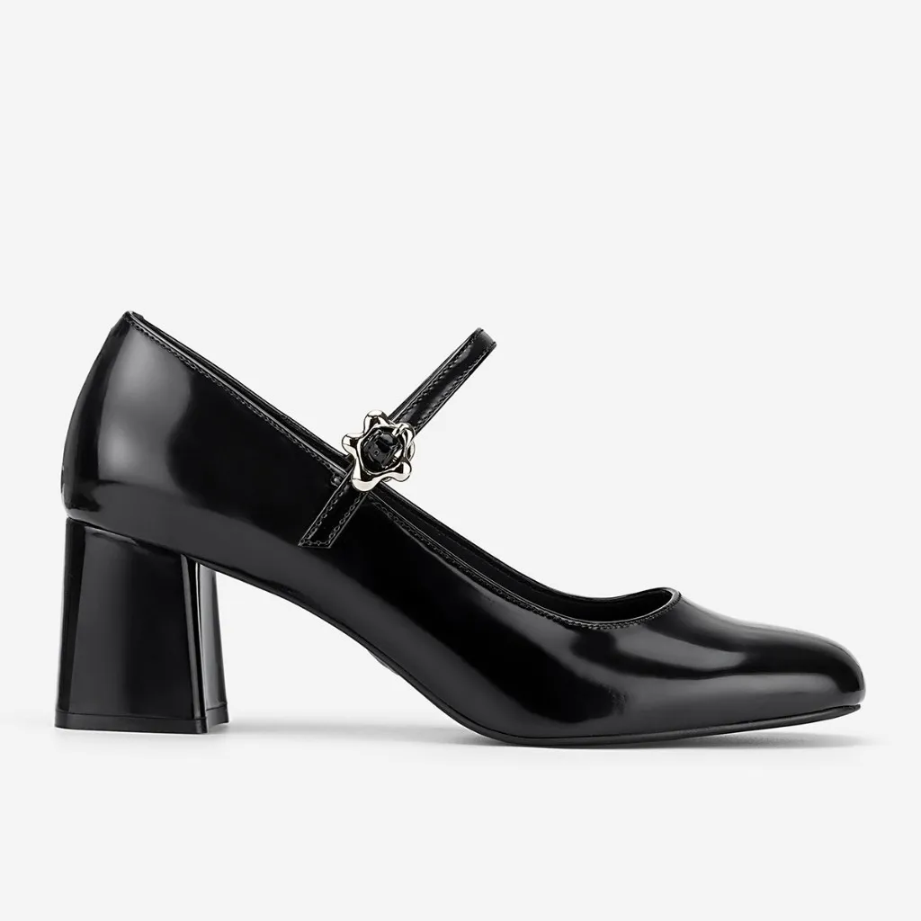 Ảnh Vascara Giày Bít Mũi Tròn Block Heel - BMN 0710 3