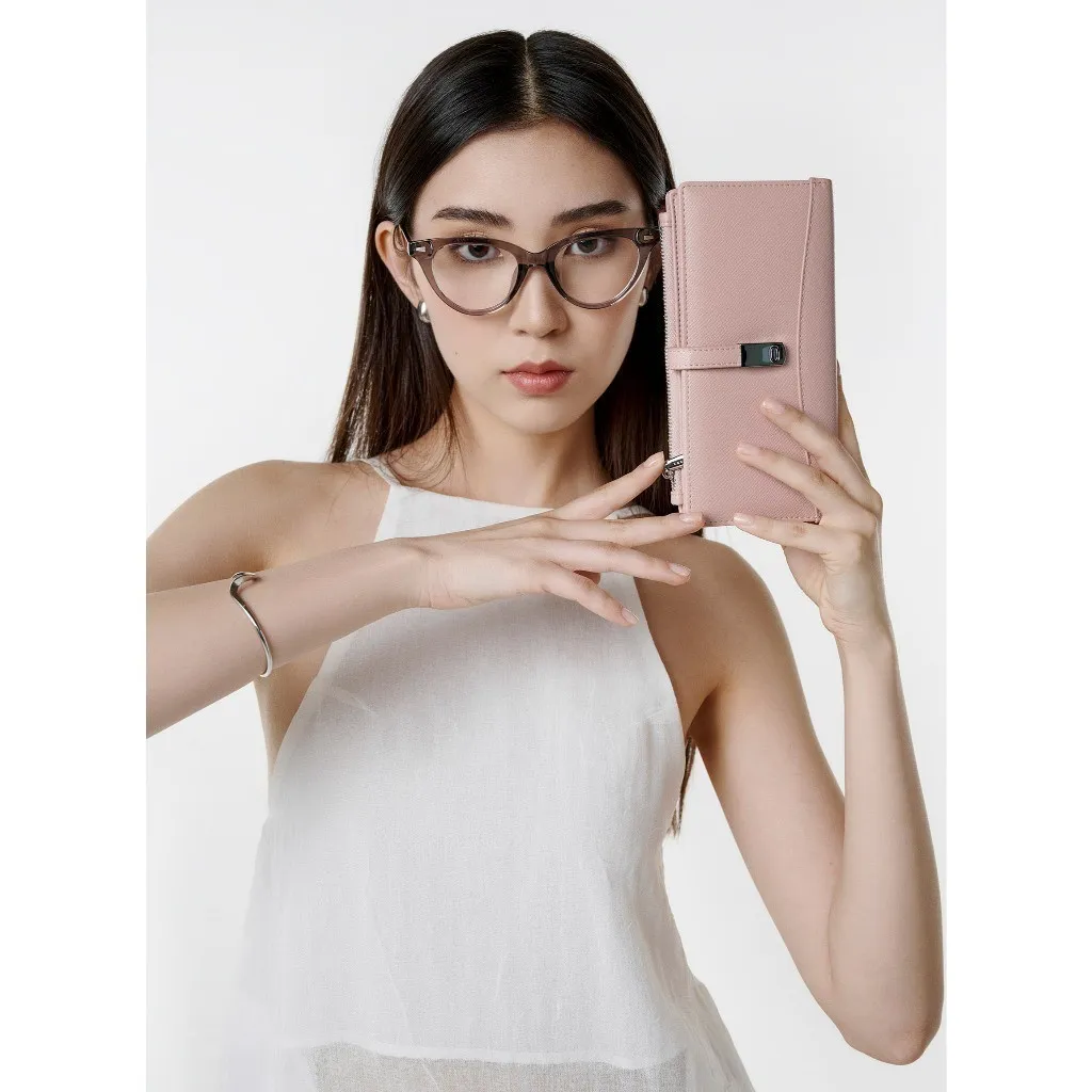 Ảnh Vascara Ví Cầm Tay Nhấn Khóa Gài Trang Trí - WAL 0321 1