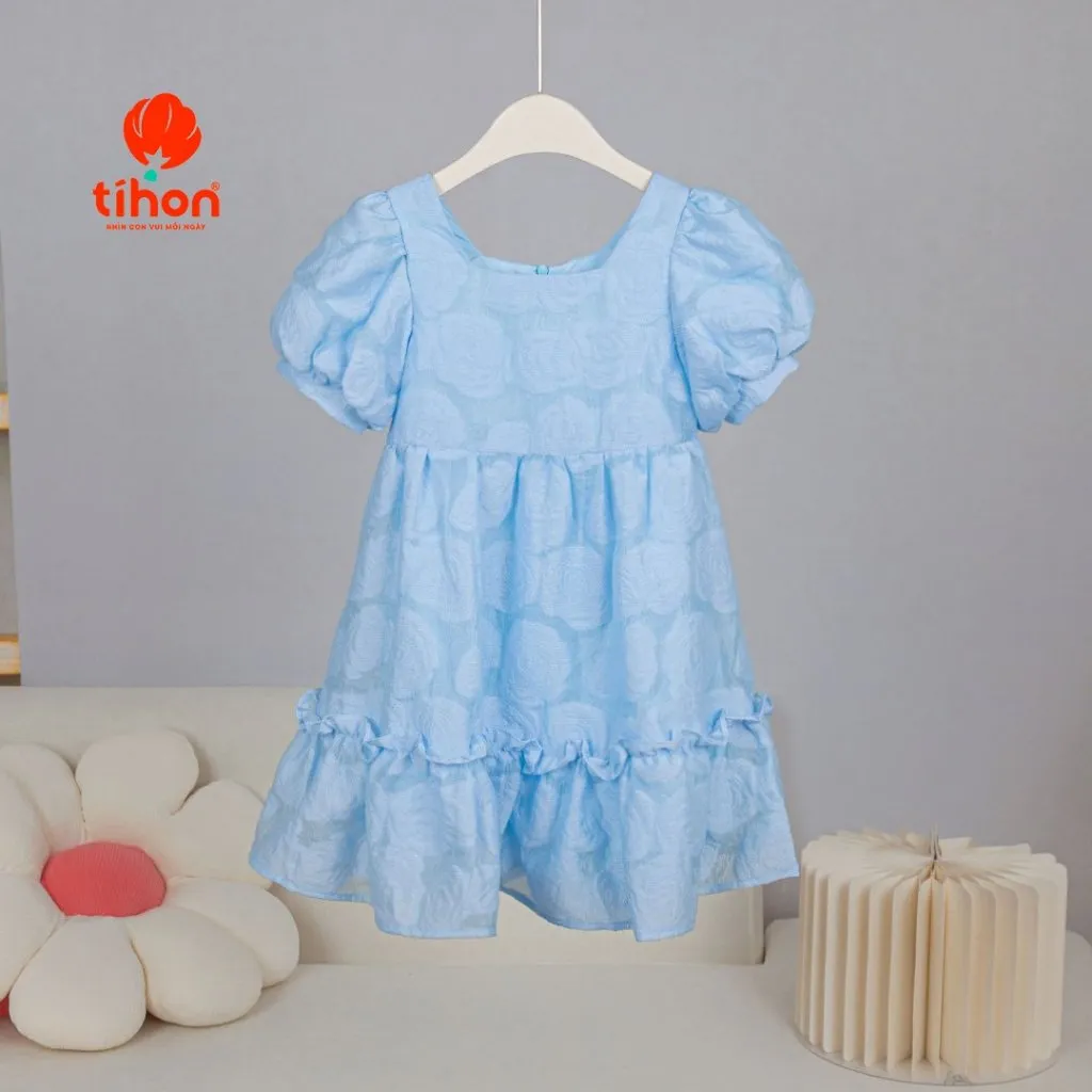 Ảnh Váy công chúa dáng xòe TIHON cao cấp chất liệu tơ xốp hoa mềm mịn VT0750649 2