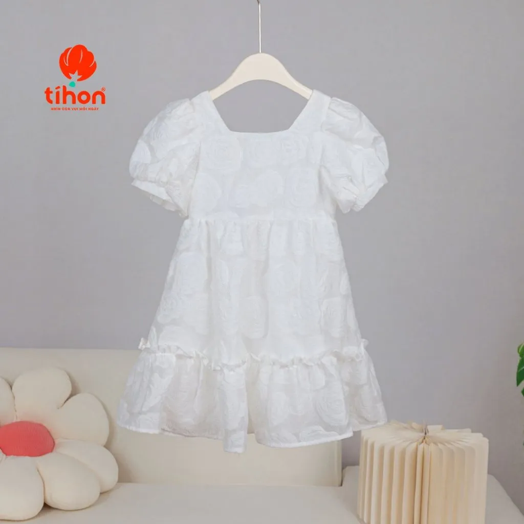 Ảnh Váy công chúa dáng xòe TIHON cao cấp chất liệu tơ xốp hoa mềm mịn VT0750649 3