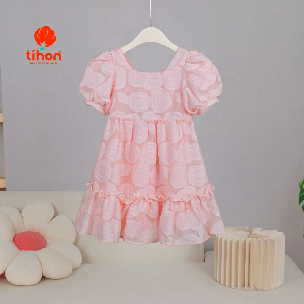 Ảnh Váy công chúa dáng xòe TIHON cao cấp chất liệu tơ xốp hoa mềm mịn VT0750649 4