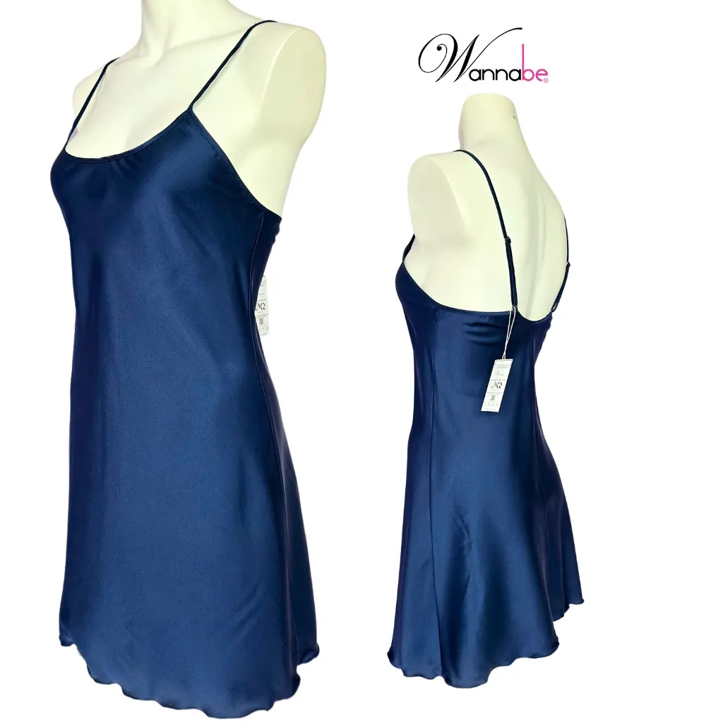 Ảnh Váy ngủ lụa dáng basic đơn giản dễ mặc WANNABE đầm ngủ phong cách sống tối giản, chạm đẳng cấp DNL08 3
