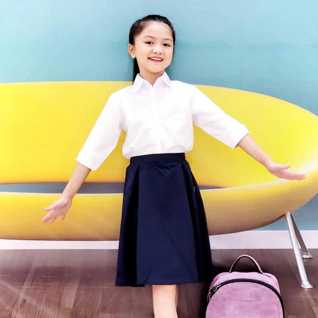Ảnh Váy quần đồng phục học sinh nữ đi học cấp 1, cấp 2, cấp 3 Jadiny 2