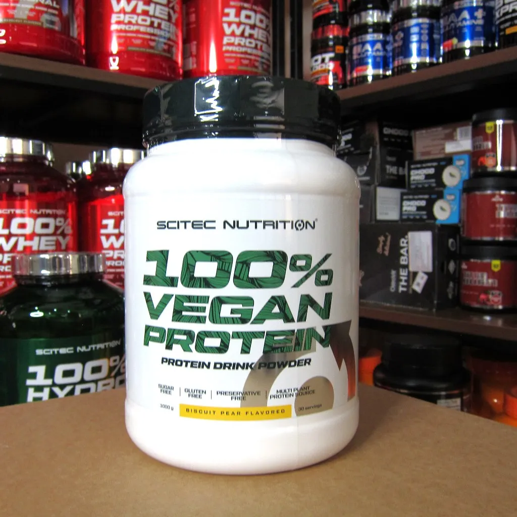 Ảnh Vegan Protein |  Scitec Nutrition Vegan Protein hộp 1000g - 30 serving - Bổ sung protein chay, tăng cơ 1