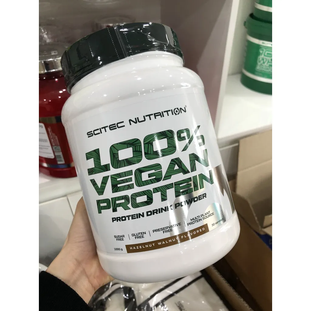 Ảnh Vegan Protein |  Scitec Nutrition Vegan Protein hộp 1000g - 30 serving - Bổ sung protein chay, tăng cơ 4