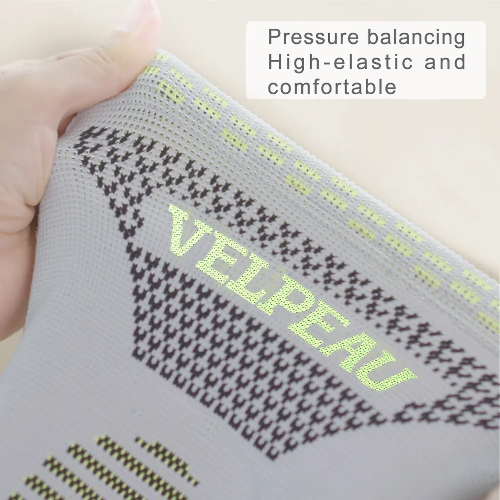 Ảnh VELPEAU Nẹp Đầu Gối Cho Viêm Khớp Đệm Đầu Gối Lò Xo Silicone Nén Dành Cho Bóng Rổ Quần Vợt Chạy Tay Hỗ Trợ Thể Thao 1 Cái 3
