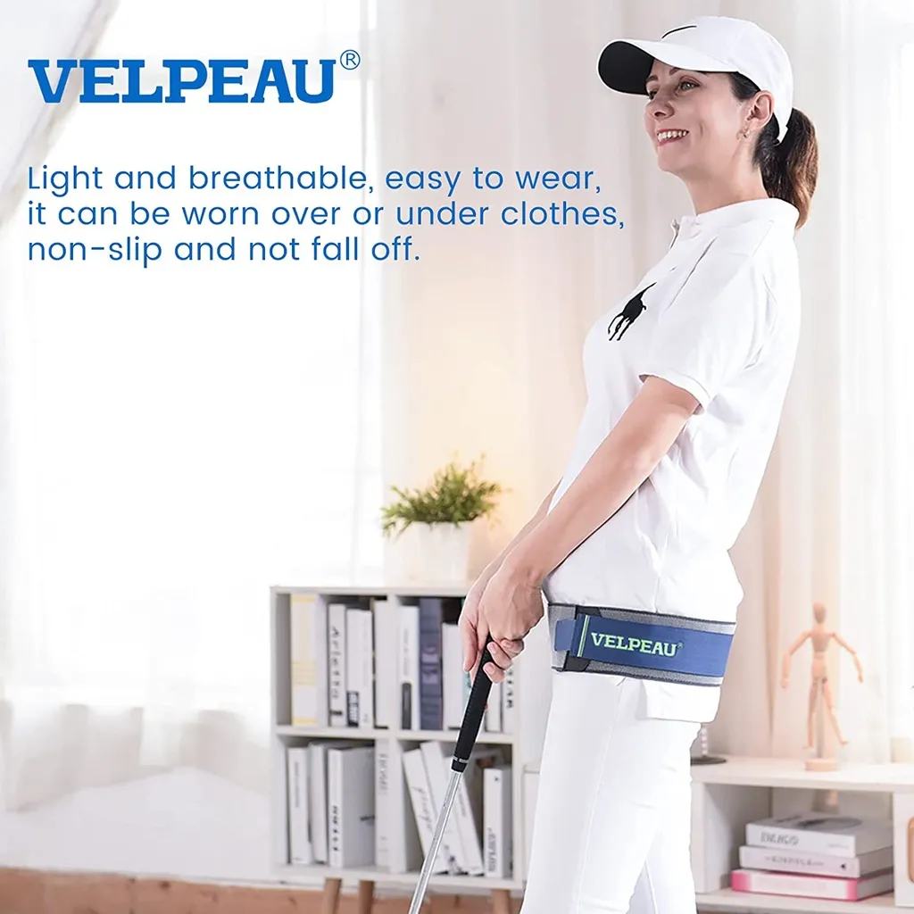 Ảnh VELPEAU Sacroiliac Belt Đai Si Hỗ Trợ Lưng Dưới Si Khớp Xương Chậu Hông Và Đau Thần Kinh Tọa Đai Trochanter Hỗ Trợ Bà Bầu Khi Mang Thai- Có Thể Điều Chỉnh Chống Trơn Trượt & Chống Vón 4