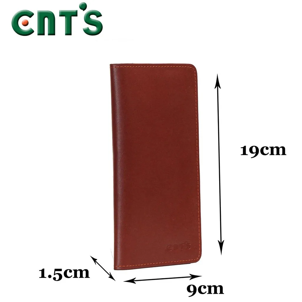 Ảnh Ví cầm tay Unisex da thật CNT VN17 cao cấp 2