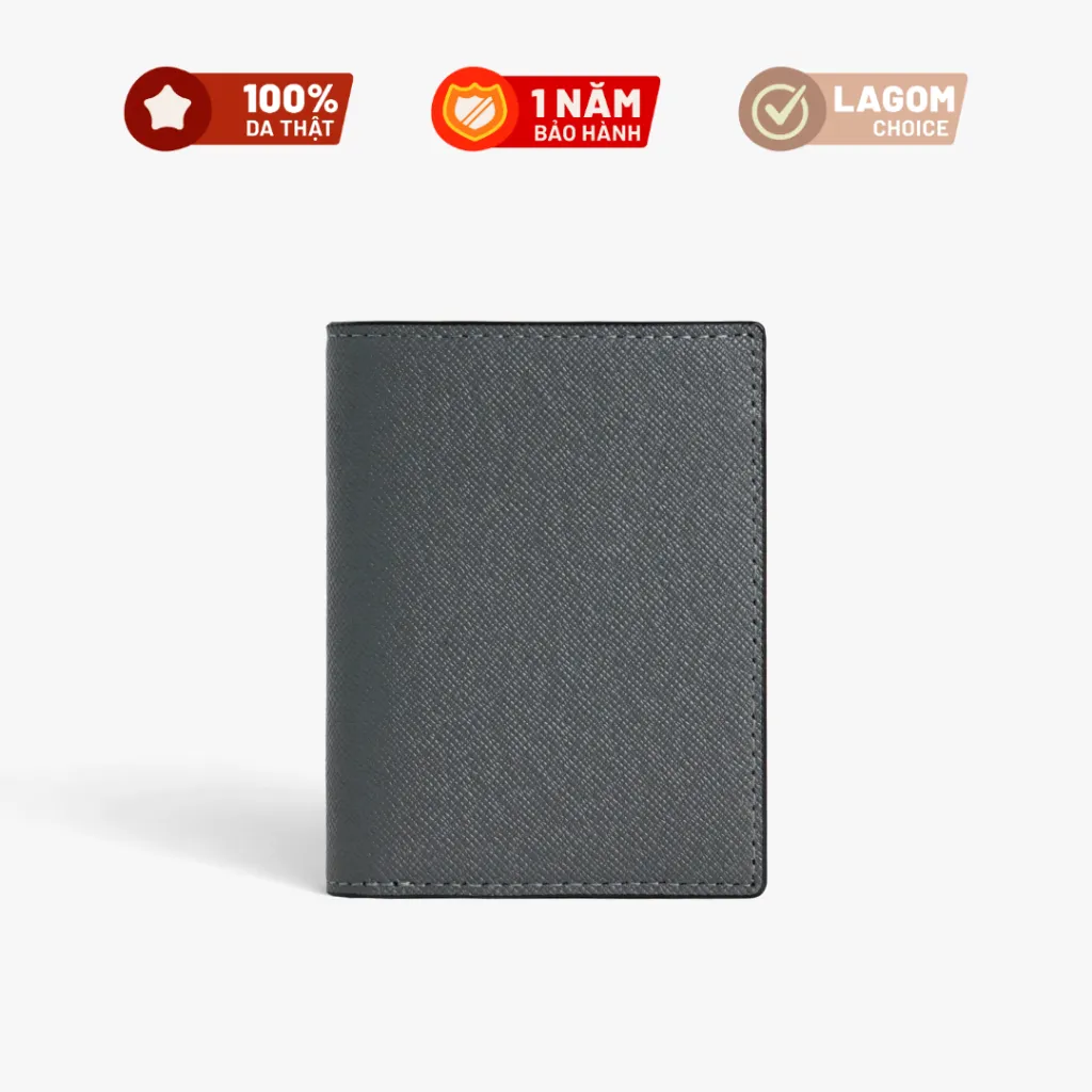 Ảnh Ví Da Dáng Đứng Tiny Wallet Chất Liệu Da Bò Thật Nhỏ Gọn - Thương hiệu LAGOM 2