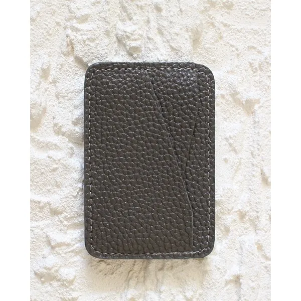 Ảnh Ví da ELLA mini ngang, thiết kế 2 ngăn đựng Thẻ và Name card KHÂU BY CQ 4