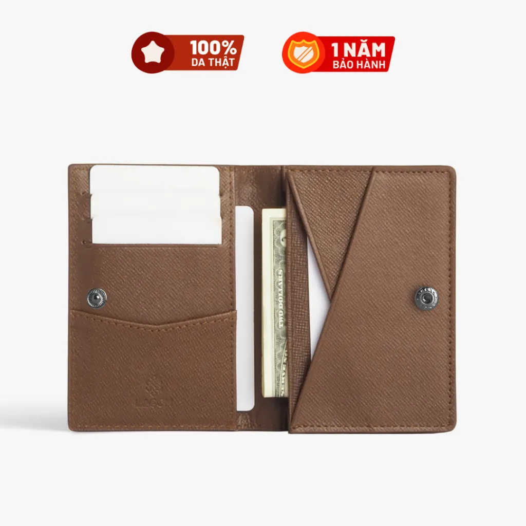 Ảnh Ví Da LAGOM Mini Wallet - có nút bấm 4