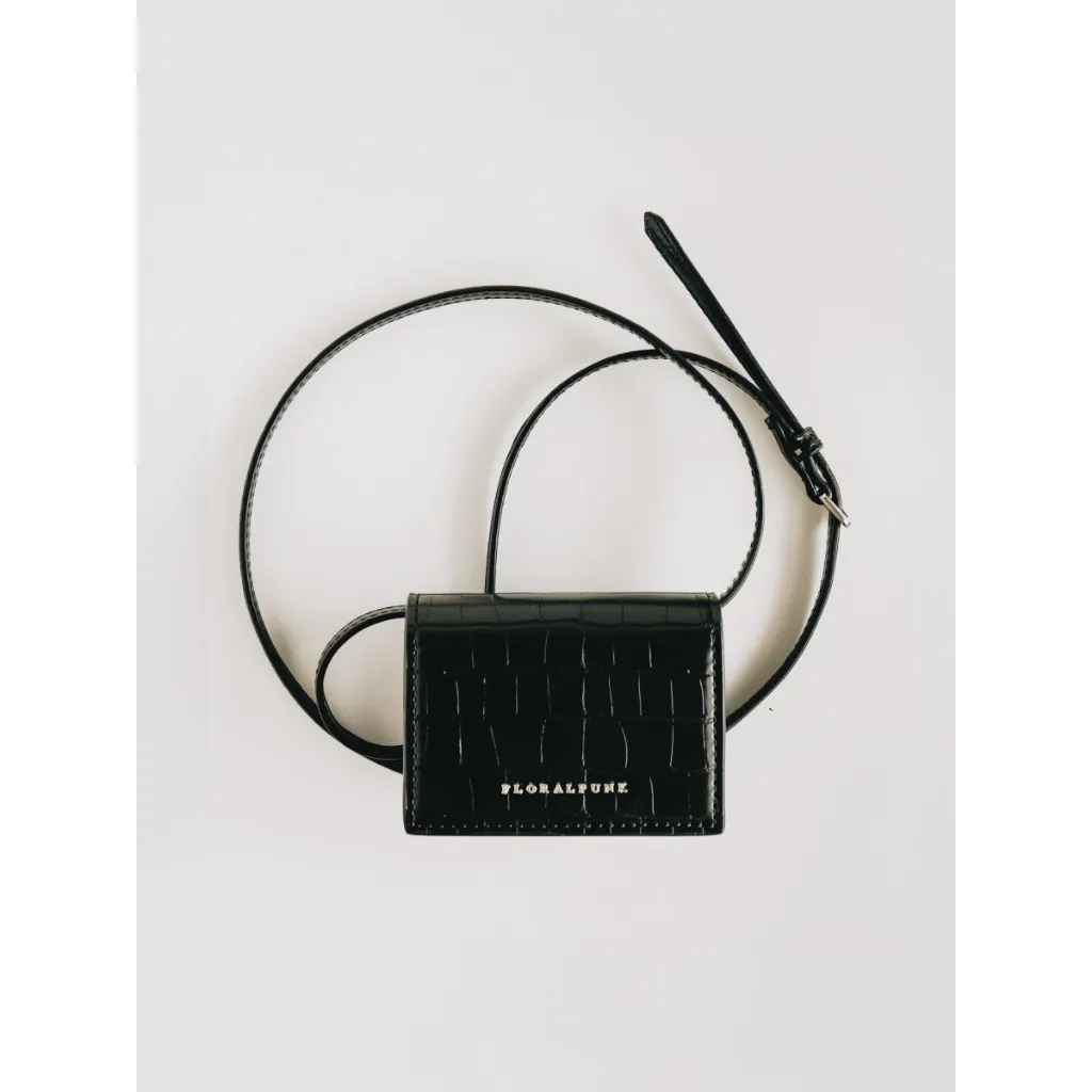 Ảnh Ví Đeo Chéo Gwen Woc Floralpunk - Mini Bag Da PU Cao Cấp, Đựng AirPods, Chìa Khóa & Thẻ ATM 3