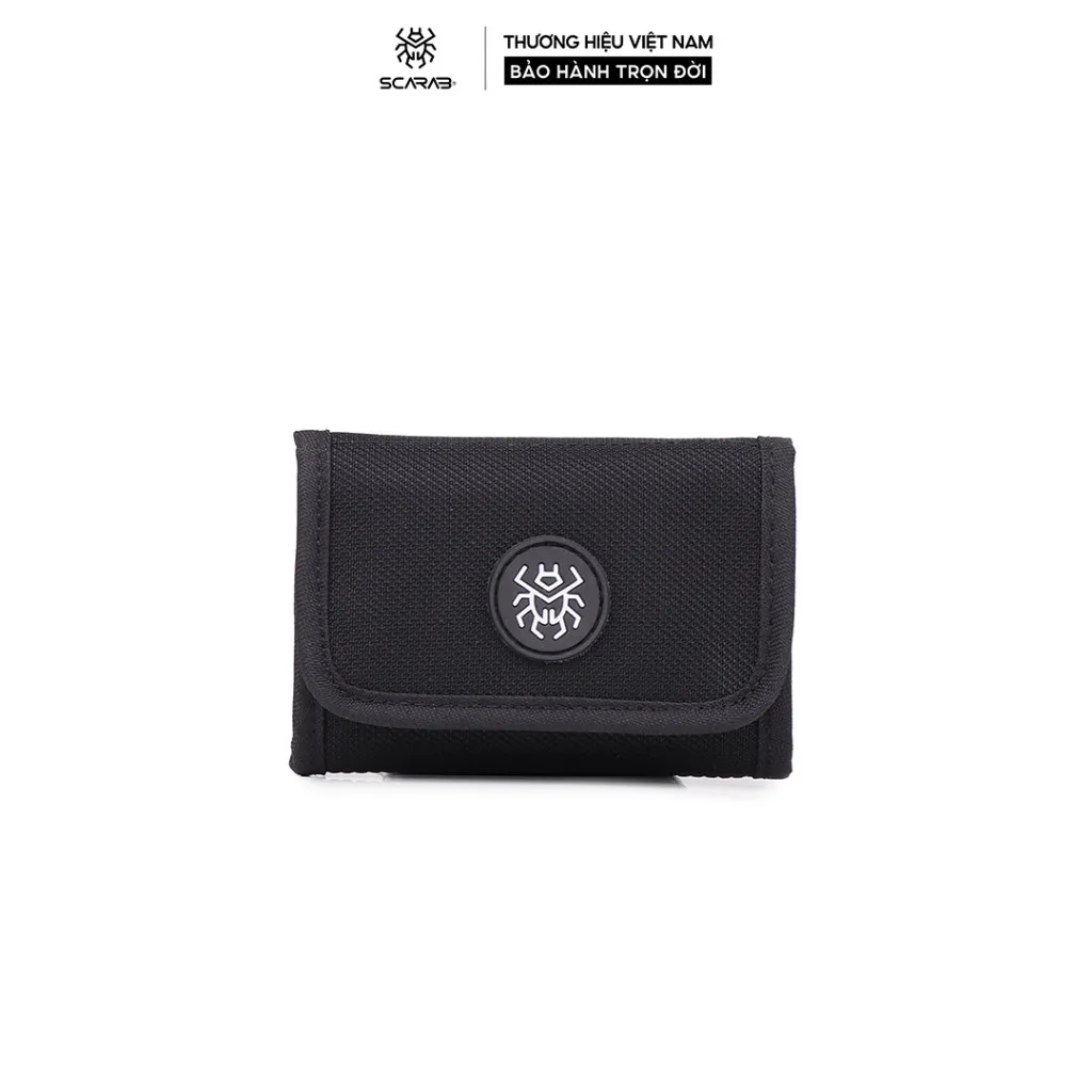 Ảnh Ví Gập Cầm Tay Daily Wallet Đựng Tiền Thẻ Nhỏ Gọn Tiện Dụng Chất Liệu PVC Chống Thấm Tốt_Bảo Hành Trọn Đời Scarab 1