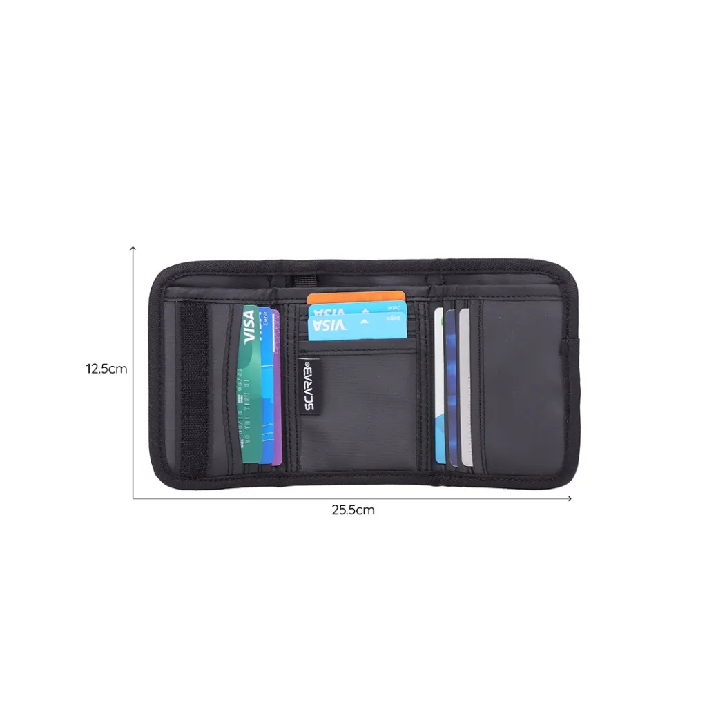 Ảnh Ví Gập Cầm Tay Daily Wallet Đựng Tiền Thẻ Nhỏ Gọn Tiện Dụng Chất Liệu PVC Chống Thấm Tốt_Bảo Hành Trọn Đời Scarab 4