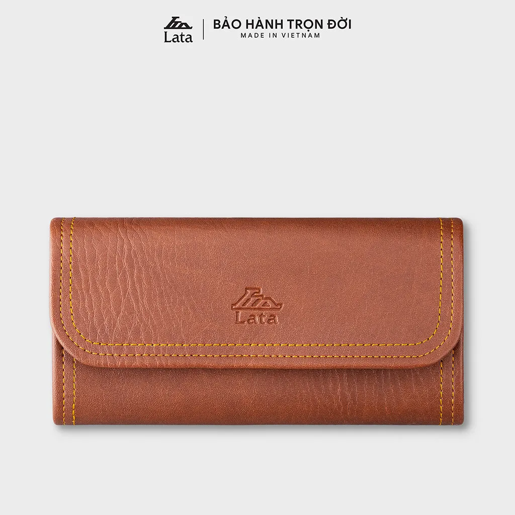 Ảnh Ví Lata (Thời trang nữ cầm tay dáng dài - Ví da VN49) 1