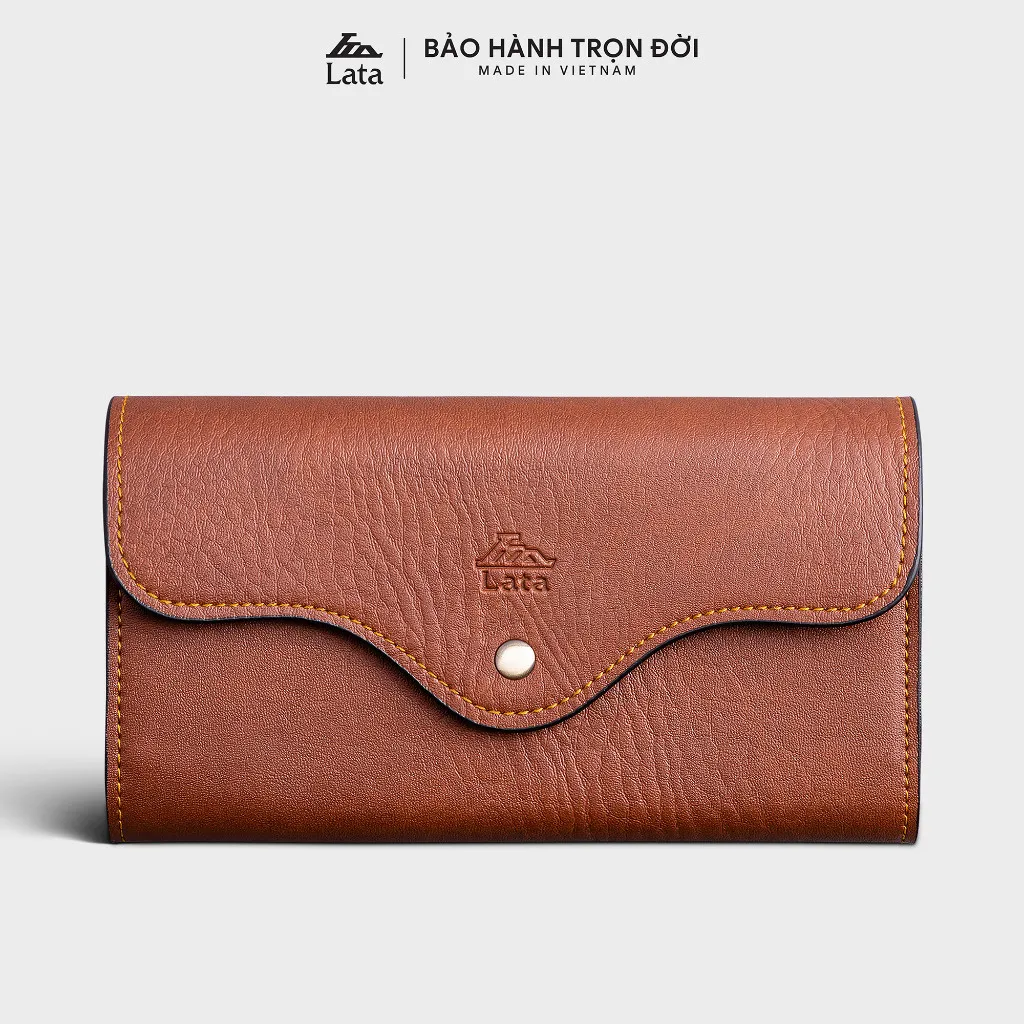 Ảnh Ví Lata (Thời trang nữ kiểu cầm tay dáng dài - Ví da VN51) 1
