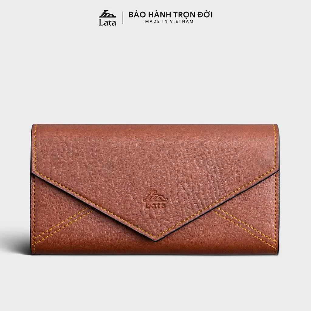 Ảnh Ví Lata (Thời trang nữ kiểu cầm tay dáng dài - Ví da VN52) 1