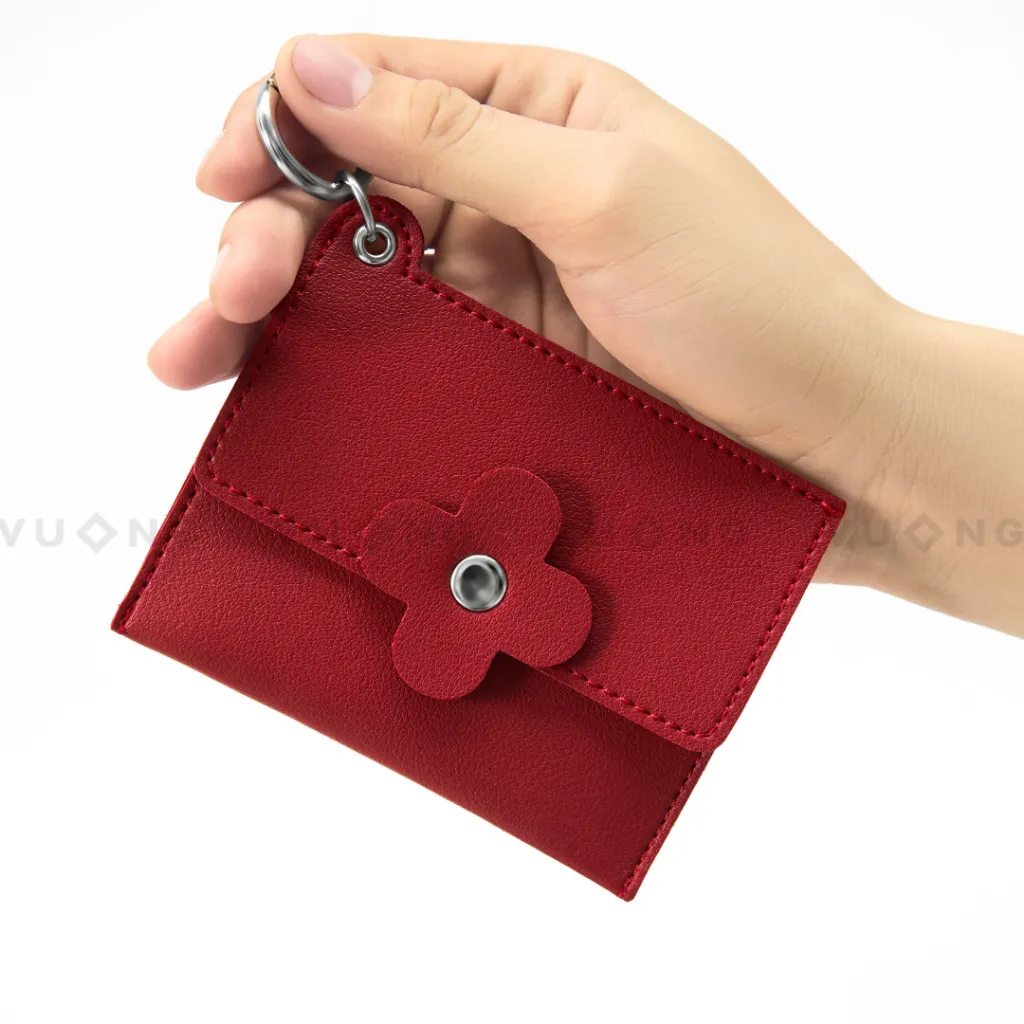 Ảnh Ví mini Vuông Shop®️ Hoa 4 cánh 4
