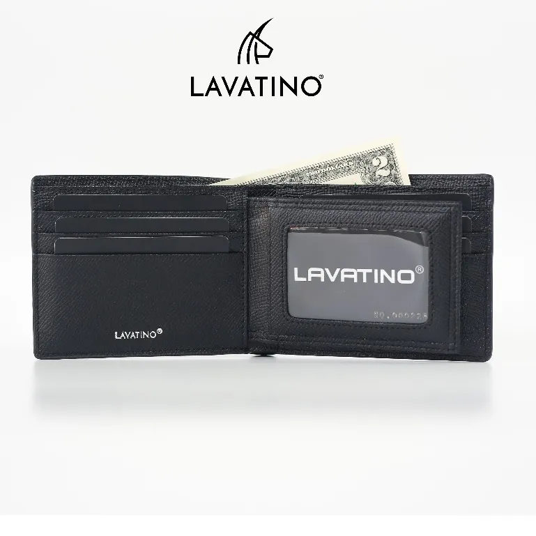 Ảnh Ví nam Cao Cấp Da Bò EPSOM chính hãng LAVATINO - HERO 31 4