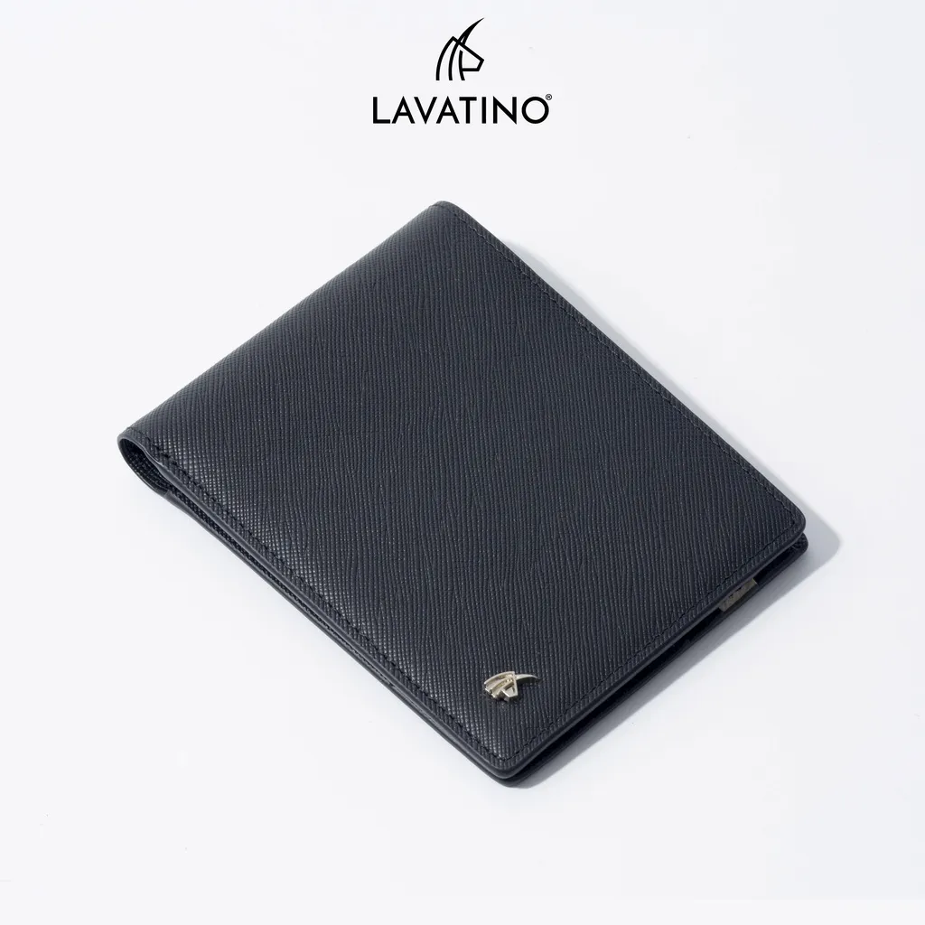Ảnh Ví Nam Cao Cấp Da Saffiano Chống Xước, Chống Thấm Nước Chính Hãng Lavatino - WB28 3