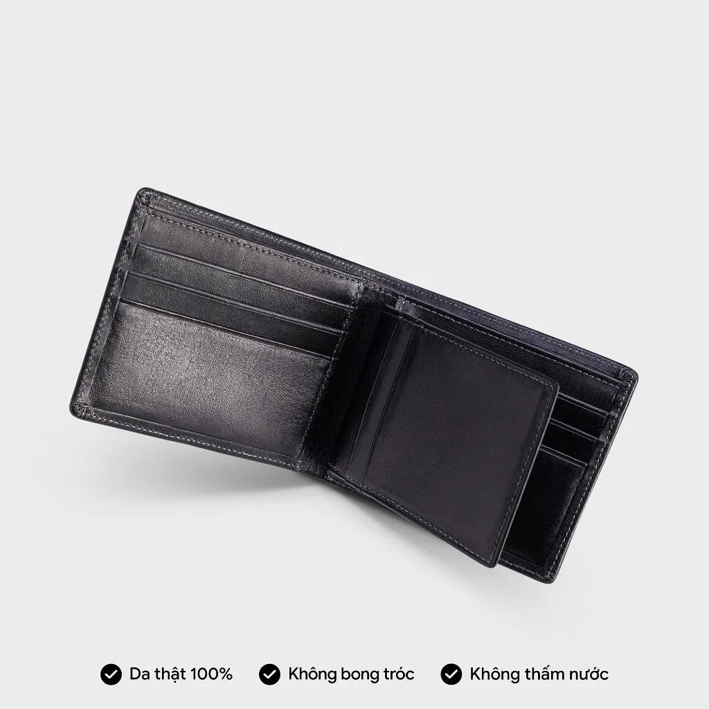 Ảnh Ví nam da bò Lata (Thời trang nam - Ví da thật LVN86) 2