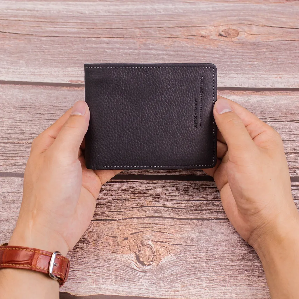 Ảnh Ví nam da bò sáp Mexico Bụi Leather V102 cao cấp 4