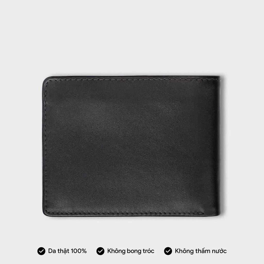 Ảnh Ví nam da bò Trita (Thời trang nam dáng ngang - Ví da RVN002) 3