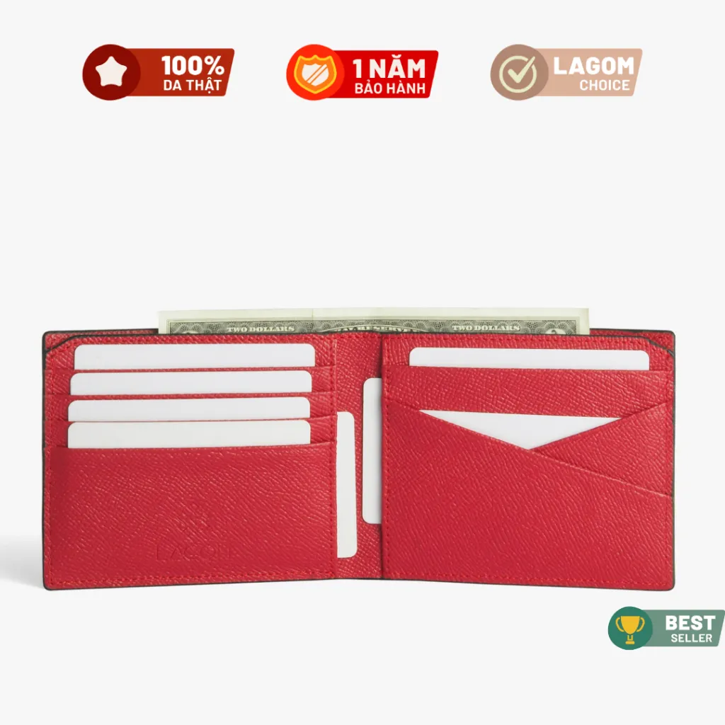 Ảnh Ví nam da thật LAGOM - Cross Wallet dáng ngang 4