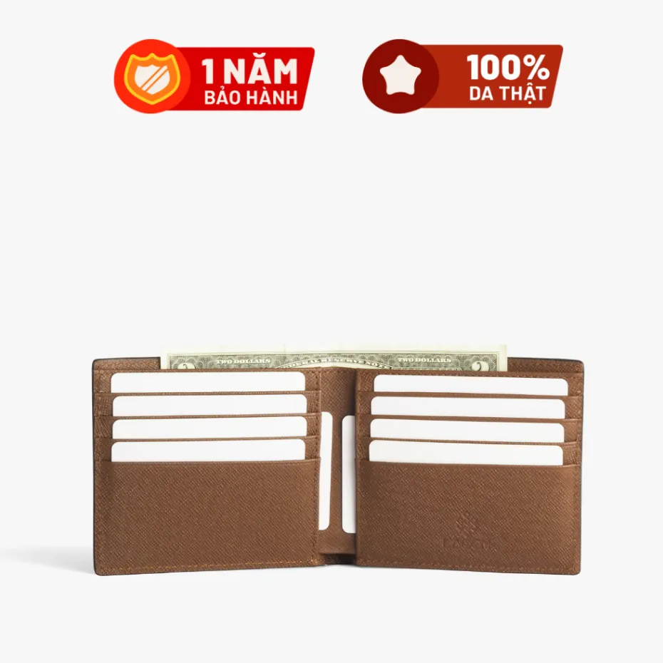 Ảnh Ví nam da thật LAGOM dáng cổ điển - Taiga Bifold 1