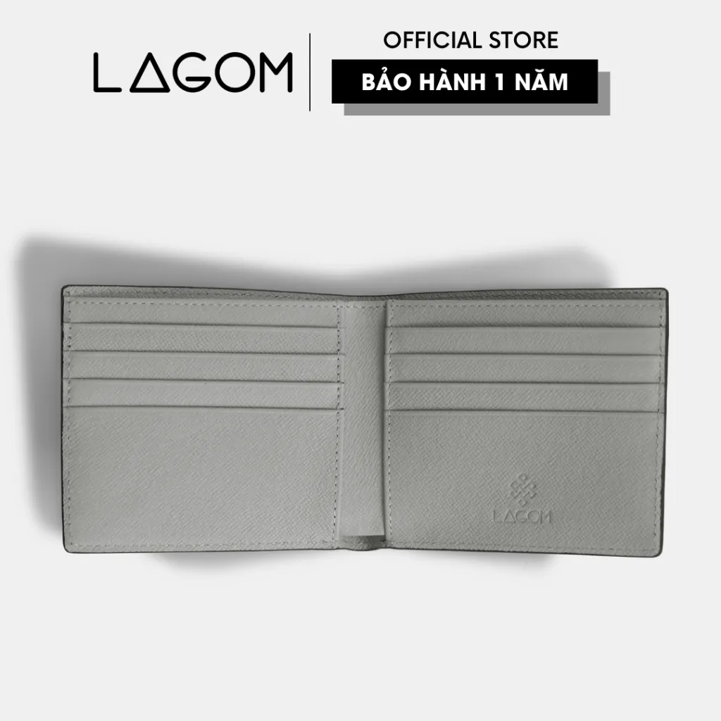 Ảnh Ví nam da thật LAGOM dáng cổ điển - Taiga Bifold 2