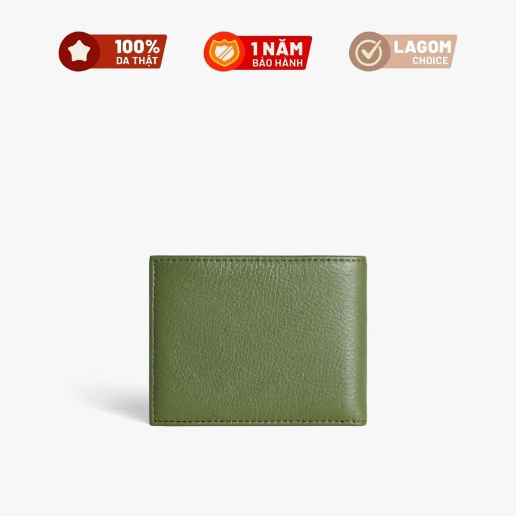 Ảnh Ví nam Da thật LAGOM Flip Wallet dáng ngang - có ngăn để ảnh, da thật mềm mại 2