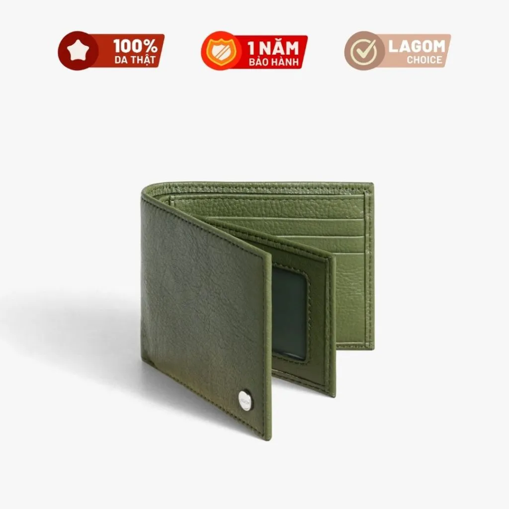 Ảnh Ví nam Da thật LAGOM Flip Wallet dáng ngang - có ngăn để ảnh, da thật mềm mại 4