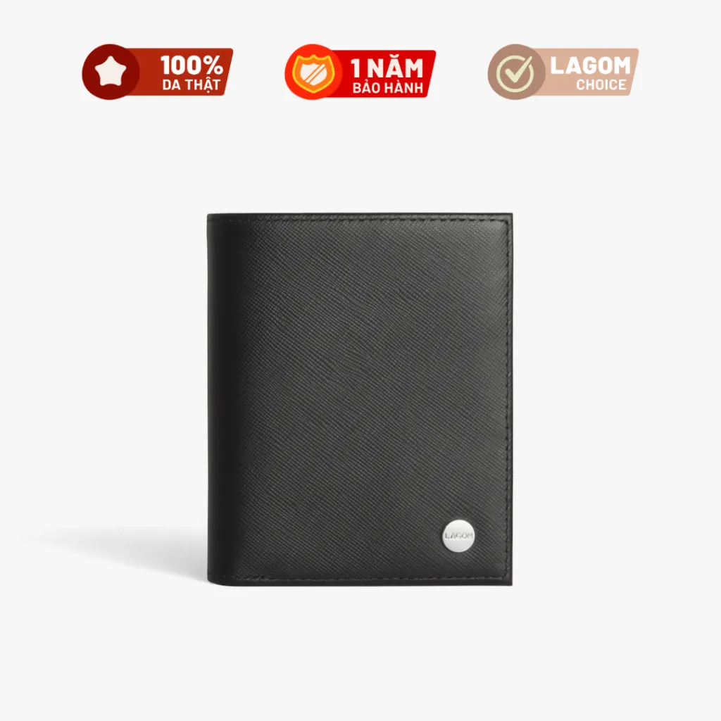 Ảnh Ví nam Da Thật LAGOM Forest Bifold dáng đứng có ngăn để ảnh 3