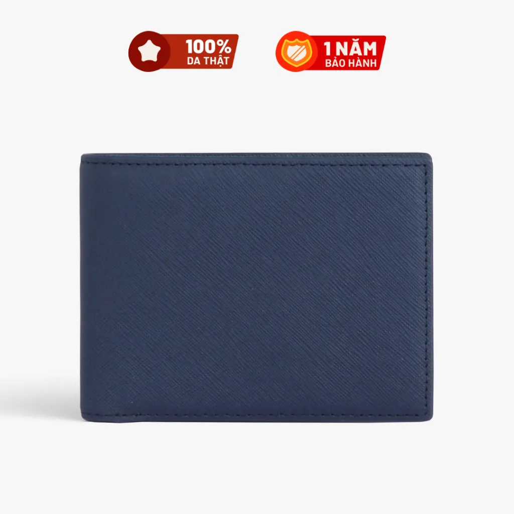 Ảnh Ví nam Da Thật LAGOM Plus wallet - dáng ngang có ngăn để ảnh 1