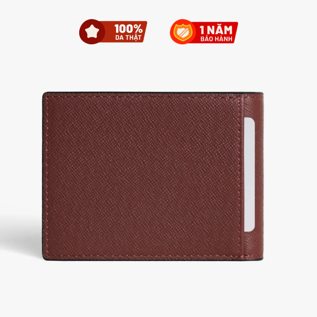 Ảnh Ví nam Da Thật LAGOM Taiga Mini Bifold - phong cách tối giản 4