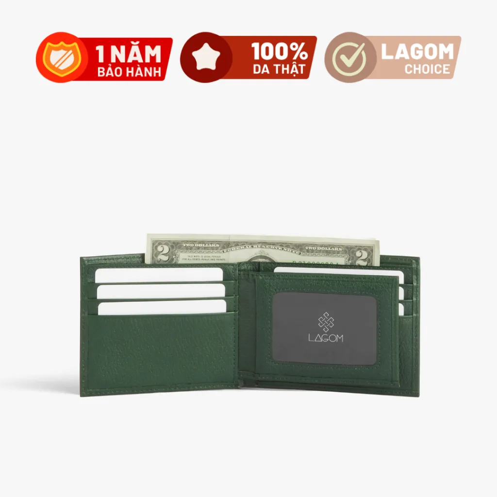 Ảnh Ví Nam Da Thật LAGOM Tidy Wallet - Dáng Ngang 1
