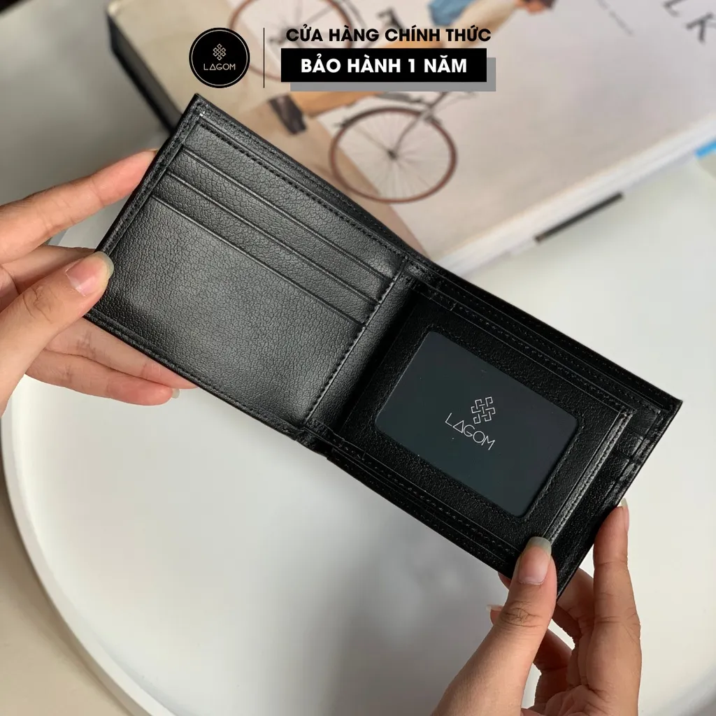 Ảnh Ví Nam Da Thật LAGOM Tidy Wallet - Dáng Ngang 3