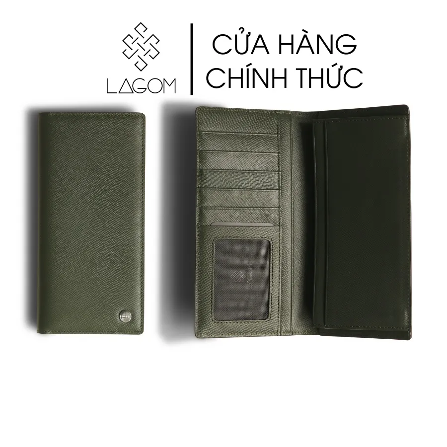 Ảnh Ví Nam Nữ Da Thật LAGOM dáng dài Forest Long 2