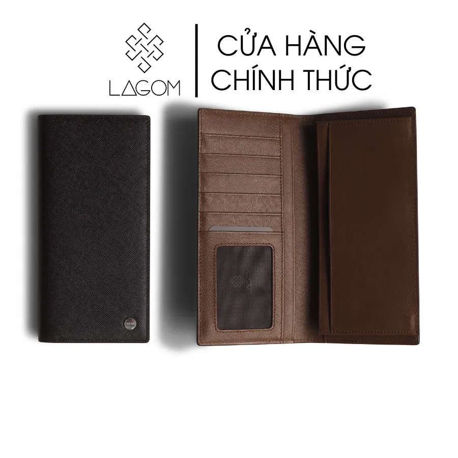 Ảnh Ví Nam Nữ Da Thật LAGOM dáng dài Forest Long 4