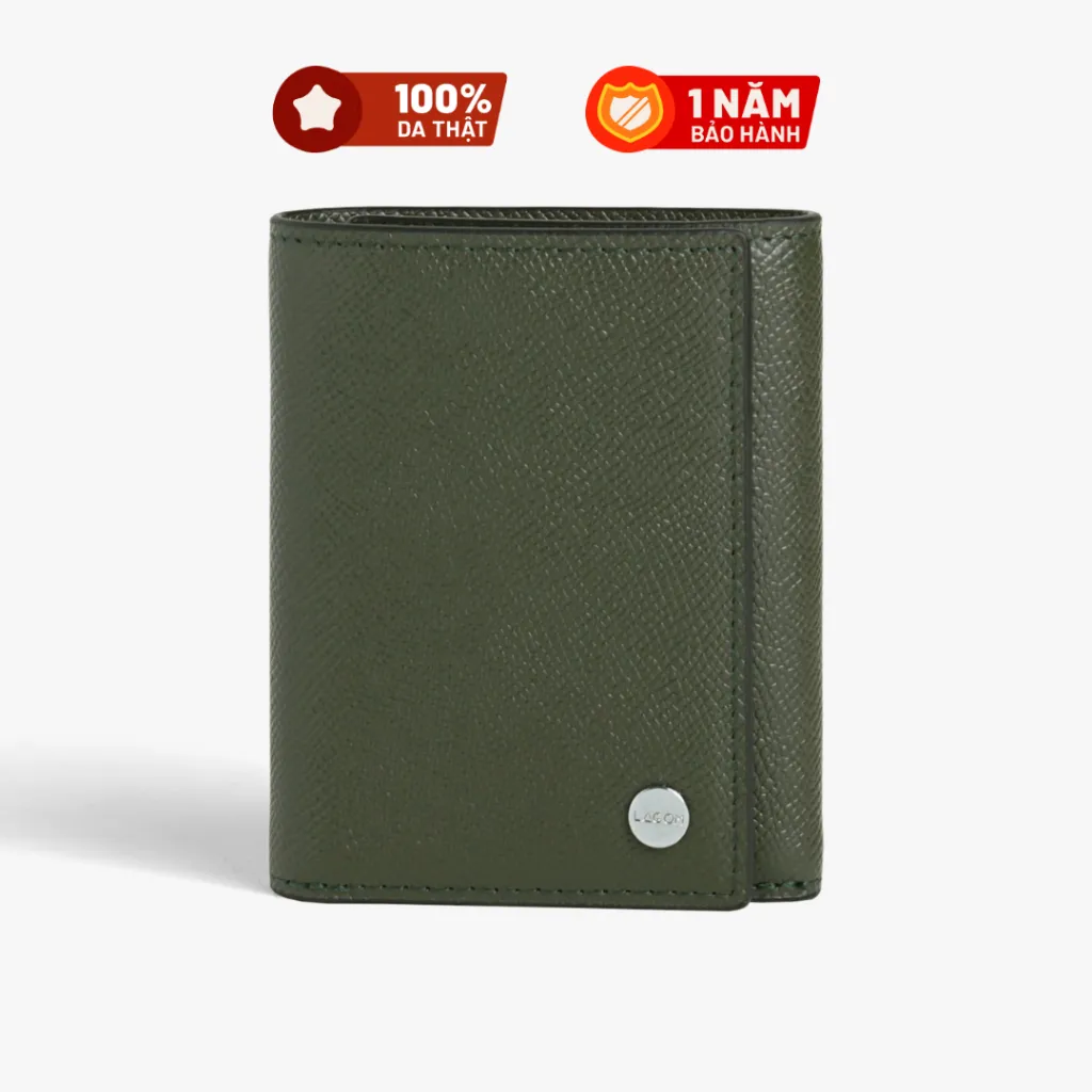 Ảnh Ví nam nữ Da thật LAGOM - Season Trifold Wallet - gập ba 2