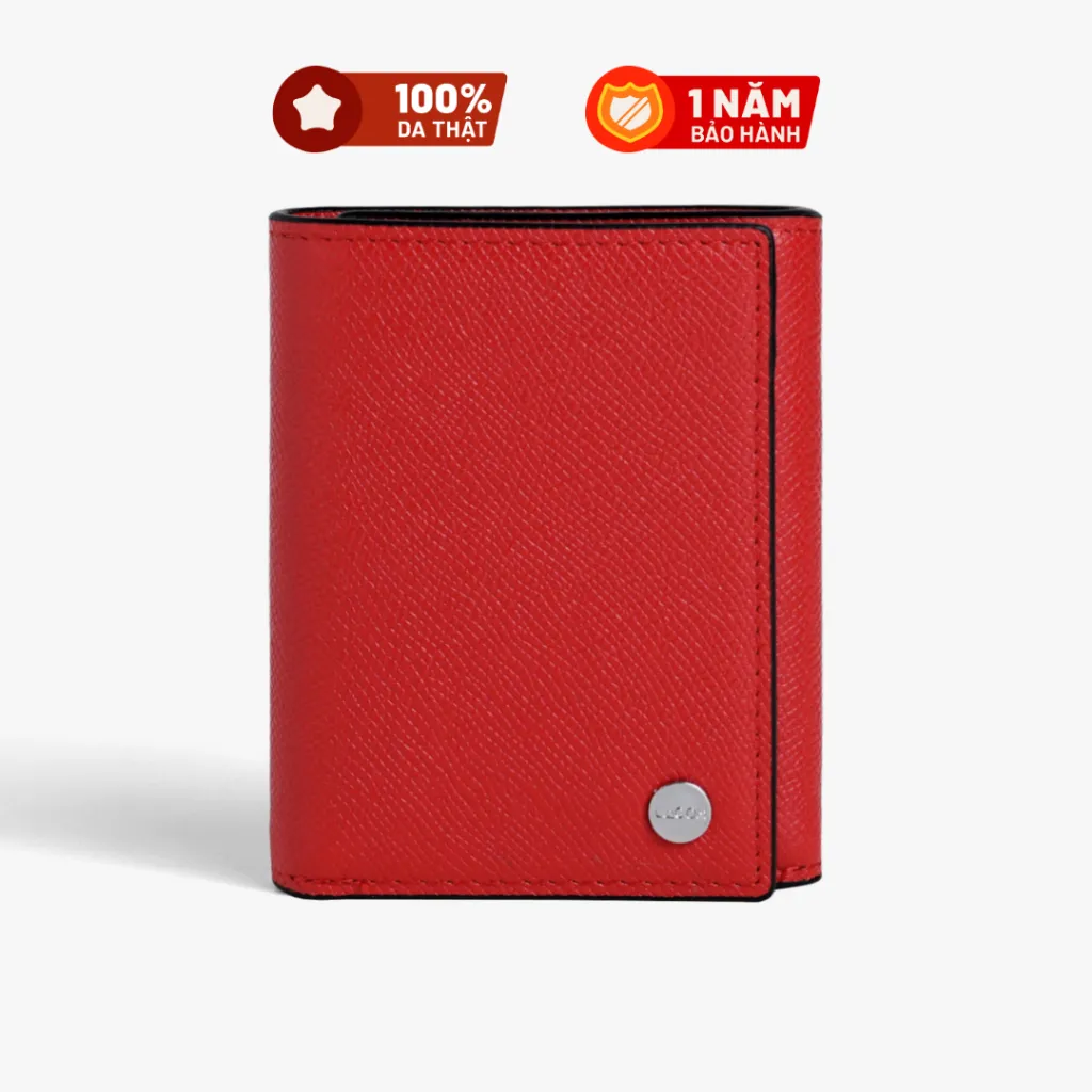Ảnh Ví nam nữ Da thật LAGOM - Season Trifold Wallet - gập ba 4
