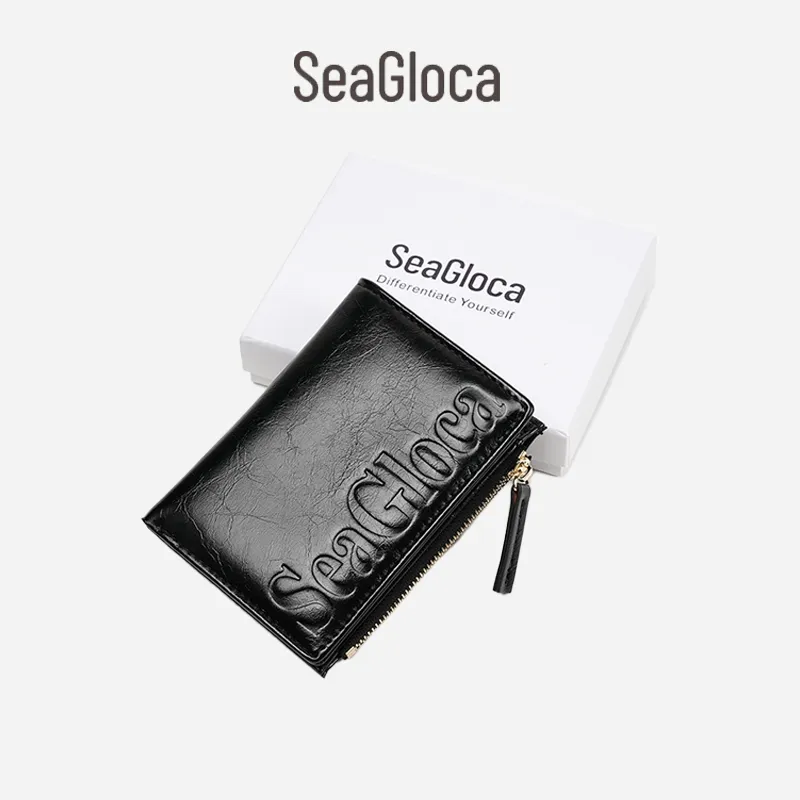 Ảnh Ví ngắn SEAGLOCA gập đôi thời trang chất lượng cao 1