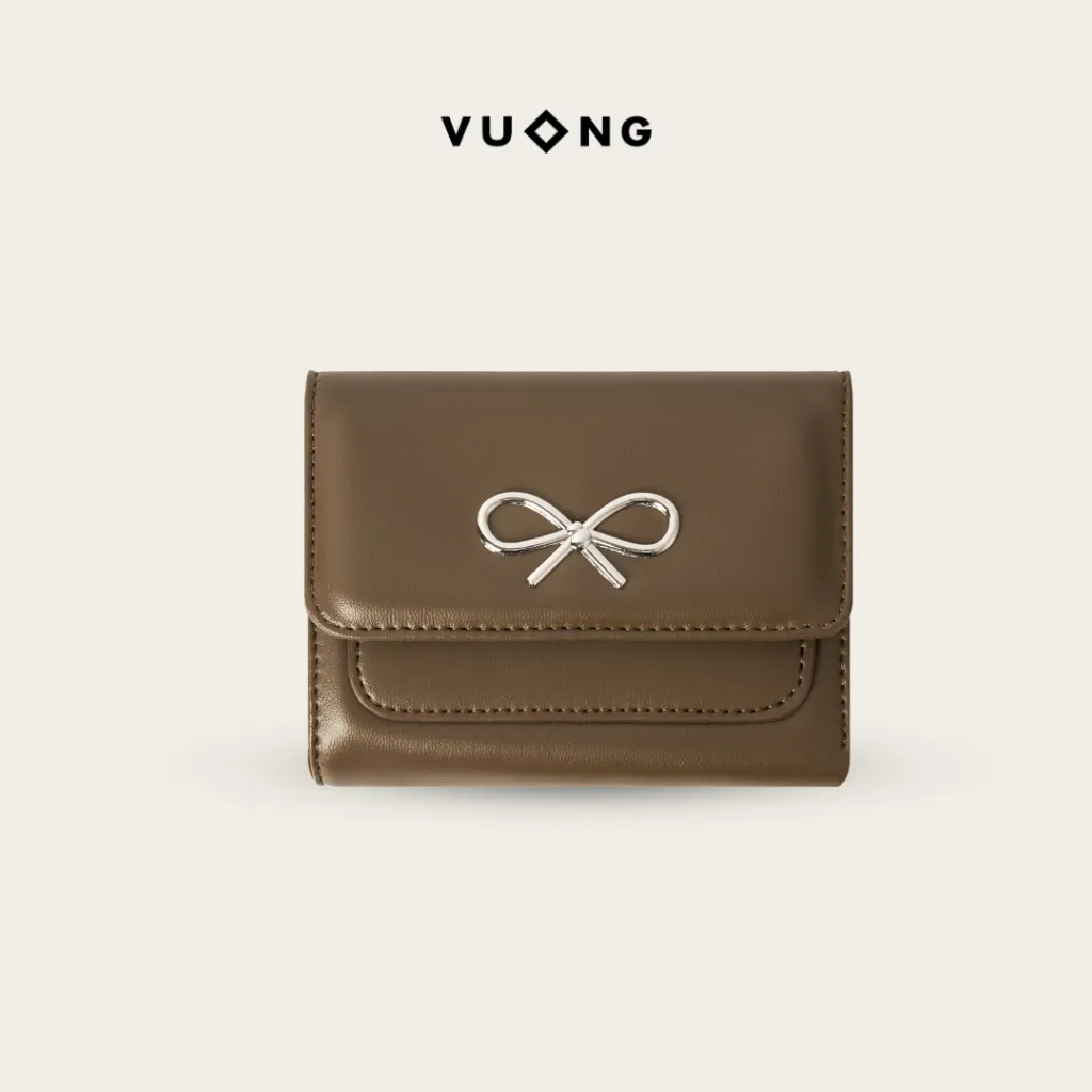 Ảnh Ví ngắn Vuông Shop®️ khoá nơ 1